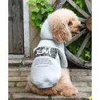 ショッピング柄 犬 服 X-girl/レオパード柄ロゴフーディー