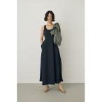 ワンピース リサイクルポリエステル使用　後ろレースアップでシルエットの変化を楽しめるドレス