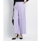 パンツ 「洗える／ストレートワイドのシルエット」カジュアルすぎない！キレイめカーゴ風パンツ レディース