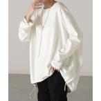 tシャツ ドロスト付きロンT レディース