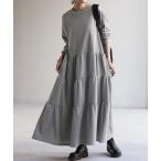 ショッピングティアード ワンピース ティアードロングワンピース