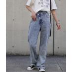 ジーンズ デニム デニムパンツ 変形デニムパンツ レディース