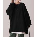 ショッピングオレンジ トレーナー スウェット ぽわん袖スウェット レディース