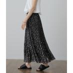スカート シフォンロングスカート