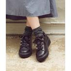 スニーカー 厚底ビジュースニーカー レディース