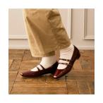 パンプス ダブルベルトメリージェーンパンプス