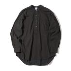 シャツ Southwick Gate Label_ バンドカラー プルオーバー ハウンドトゥース ネルシャツ メンズ