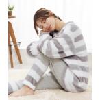 パジャマ ルームウェア 「温活/冷え対策」ボアフリースワンピ＆レギンスセット レディース