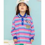 ポロシャツ  「リンク」ディズニーキャラクター　マルチボーダーポロシャツ キッズ 子供服 男の子 女の子