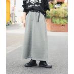 ショッピングミモレ丈 スカート 「別注」Gramicci / ニット フレア スカート（S〜M）