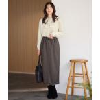 ショッピングツイード スカート 「洗濯機可/ウエストゴム」クラシカルツイードタイトスカート