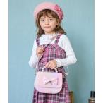 ショッピングエナメルバッグ ショルダー ショルダーバッグ リボンエナメル2WAY バッグ キッズ 子供 女の子