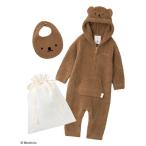 出産祝い 「ラッピング済み」「Dick Bruna」「BABY」ベビモコロンパース&パイルスタイセット