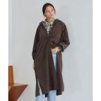 ワンピース 「ワンピにも羽織りにも」コーデュロイフードワンピース