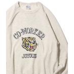 トレーナー スウェット 「POWER TO THE PEOPLE」ヴィンテージ風 トラカレッジ スウェットプルオーバー レディース メンズ