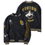 スタジャン 「VISION STREET WEAR」オリジナルグラフィック ゴーストスケータースタジャン レディース メンズ