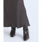 ブーツ スクエアトゥミドルブーツ レディース