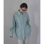 ブラウス シャツ 「MINERTE」bumpy stripe shirt / ぽこぽこストライプシャツ レディース