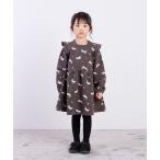 ワンピース うさぎ柄ジャガードワンピース キッズ 子供服 女の子
