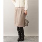 スカート 「冬スカート」スウェードボンディングタイトスカート/洗える