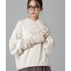 手袋 ウォッシャブルフォックスリブロンググローブ レディース