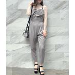 パンツドレス リボンコンビネゾン