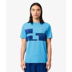 tシャツ UPF50＋ UVカット 「ノバク・ジョコビッチ」コートプリント ウルトラドライ 半袖Tシャツ メンズ レディース