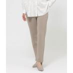 パンツ 「ウォッシャブル」ダンボールニットテーパードパンツ レディース