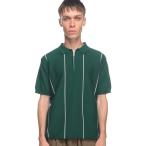  рубашка-поло [ one размер развитие ] WOODENDOLL натуральный fit полоса половина Zip sia- рубашка-поло мужской 