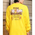 tシャツ 「ムラサキスポーツ限定」TOY MACHINE/トイマシーン ロンT/長袖Tシャツ ビックシルエット バックプリント MTMFELT1 メン