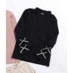 tシャツ 「WEB限定」袖リボンリブTシャツ キッズ 子供服 女の子