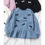 トレーナー  ドロストメニーリボントレーナー キッズ 子供服 女の子