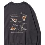 ショッピングポーション トレーナー スウェット 「Gremlins / グレムリン」落書き風 バック刺繍スウェットトレーナー レディース メンズ