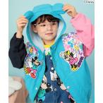 ブルゾン アウター ディズニーキャラクター　耳付きレインボーブルゾン キッズ 子供服 男の子 女の子