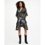 ショッピングミニドレス ワンピース MEAGAN BATU WRAP OVER MINI DRESS | MEAGAN BATU ラップ オーバー ミニ ドレス・ワンピース