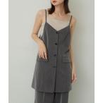 ショッピングチュニック チュニック テーラードキャミチュニック