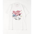 ショッピングtシャツ レディース 半袖 tシャツ PEANUTS 半袖ロックTシャツ メンズ レディース