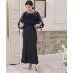 ドレス 「forksy.」「オケージョン対応」チュールフリルトップス＆マーメイドキャミワンピース