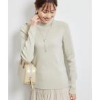 ニット セーター リブタートルネックニットプルオーバー/アンチピリング・帯電防止 レディース