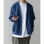 カーディガン SHIPS any_ 「手洗い可能」コットン カシミヤ混 コンビ ニット ジャケット メンズ