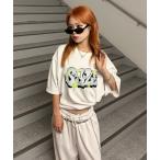 tシャツ 裏毛アソートロゴプリントトップス「SETUP着用可能」 メンズ レディース