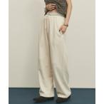 スウェットパンツ ジャージ 「ウエストゴム」ダブルウエストスウェットパンツ レディース