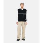 ベスト ジレ 「Gramicci×and wander」JQ TAPE FLEECE VEST(MENS) | JQテープフリースベスト メンズ