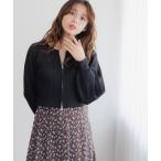 カーディガン ZIPラメリブニットカーディガン　147760 レディース