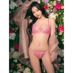 ブラジャー ショーツセット 3点セット フルール レーシィ チュール ブラジャー ＆ フルバック ＆ Tバック ショーツ セット