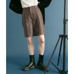 パンツ ピンタックショートパンツ レディース