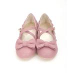 パンプス クロスベルトリボンパンプス