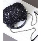 ショッピングスパンコール ハンドバッグ スパンコールふっくら丸手ハンドル２ＷＡＹバッグ