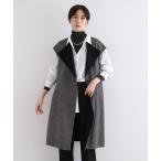 ショッピングジレ ベスト ジレ 「ウール混／トレンド」リバージレコート レディース