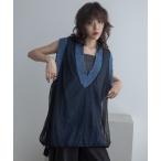 ベスト チュールドッキングダメージニットベスト レディース メンズ